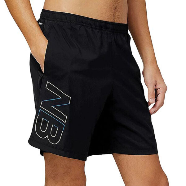 شورت کشاله دار ورزشی مردانه نیو بالانس New Balance PR Pacer 7" 2-in-1 Short مشکی