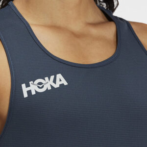 تاپ ورزشی مردانه هوکا Hoka Sport Top نیلی متالیک تیره