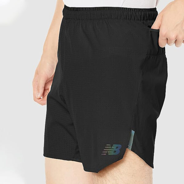 شورت ورزشی مردانه نیو بالانس New Balance Q Speed 7 Short مشکی