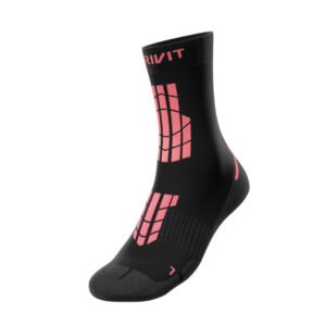 جوراب ورزشی حرفه ای کریویت Crivit Outdoor Socken (پک دو جفتی) مشکی خاکستری