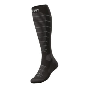 جوراب اسکی زنانه کریویت CRIVIT Ski Socks 01 مشکی خاکستری