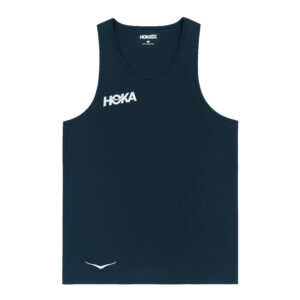 تاپ ورزشی مردانه هوکا Hoka Sport Top نیلی متالیک تیره