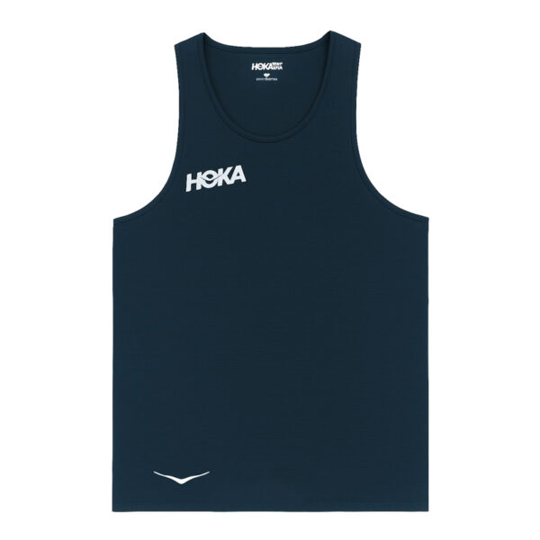 تاپ ورزشی مردانه هوکا Hoka Sport Top نیلی متالیک تیره