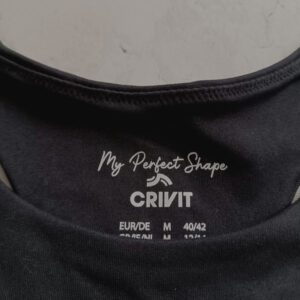 نیم تنه ورزشی کریویت CRIVIT Sport bra 07 مشکی