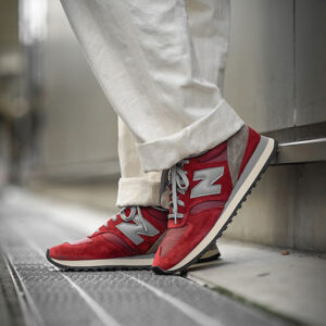 کفش کلاسیک نیو بالانس مردانه New Balance M730UKF زرشکی
