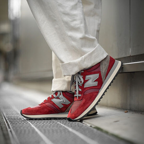 کفش کلاسیک نیو بالانس مردانه New Balance M730UKF زرشکی