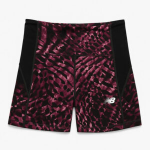 شورت تایت ورزشی زنانه نیو بالانس New Balance PRT Impt Fit Short Tight طرح دار