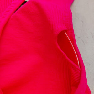 نیم تنه ورزشی کریویت CRIVIT Sport bra صورتی شبرنگی