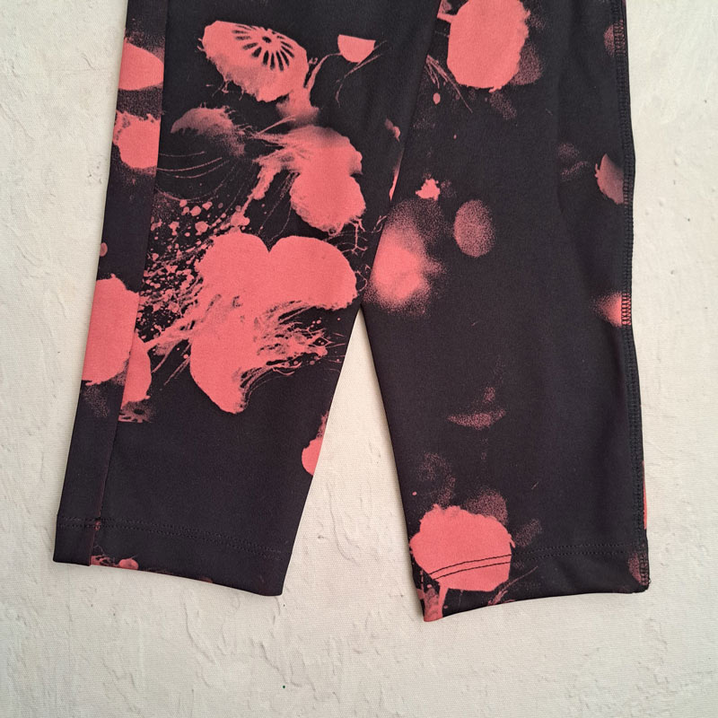 لگ ورزشی زنانه کریویت CRIVIT Sport Tights مشکی طرح دار