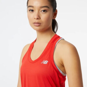 تاپ ورزشی زنانه نیو بالانس New Balance Dryfit Top قرمز