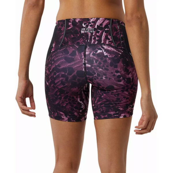 شورت تایت ورزشی زنانه نیو بالانس New Balance PRT Impt Fit Short Tight طرح دار