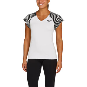 تیشرت رانینگ زنانه میزانو Mizuno Printed Tee سفید