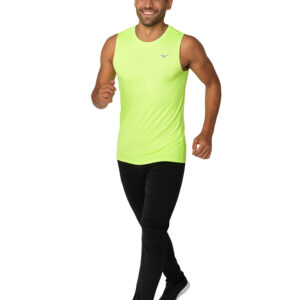 تاپ رانینگ مردانه میزانو Mizuno Core Sleeveless فسفری