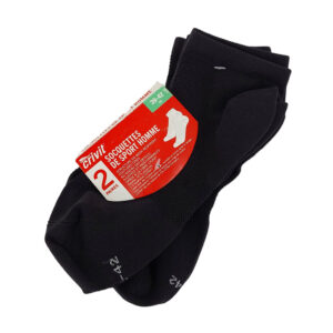 جوراب ورزشی کریویت Crivit Sport Socks Pack 01 (پک دو جفتی) مشکی