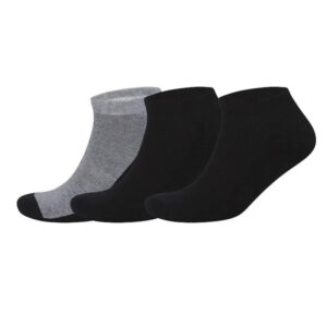 جوراب ورزشی کریویت Crivit Socquettes De Sport (پک سه جفتی) مشکی طوسی