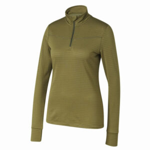نیم زیپ ترمال زنانه کریویت Crivit Thermo Funktionsshirt زیتونی