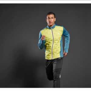 کاپشن رانینگ ترمال مردانه کریویت Crivit Veste Hybrid Thermique اقیانوسی زرد فسفری