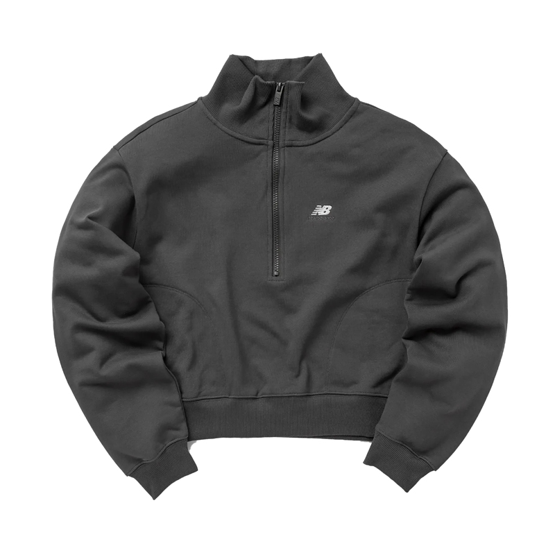 نیم زیپ ورزشی زنانه نیوبالانس New Balance Athqtrzp خاکستری