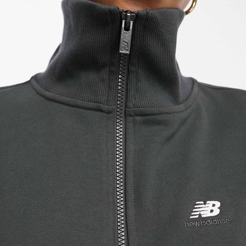 نیم زیپ ورزشی زنانه نیوبالانس New Balance Athqtrzp خاکستری