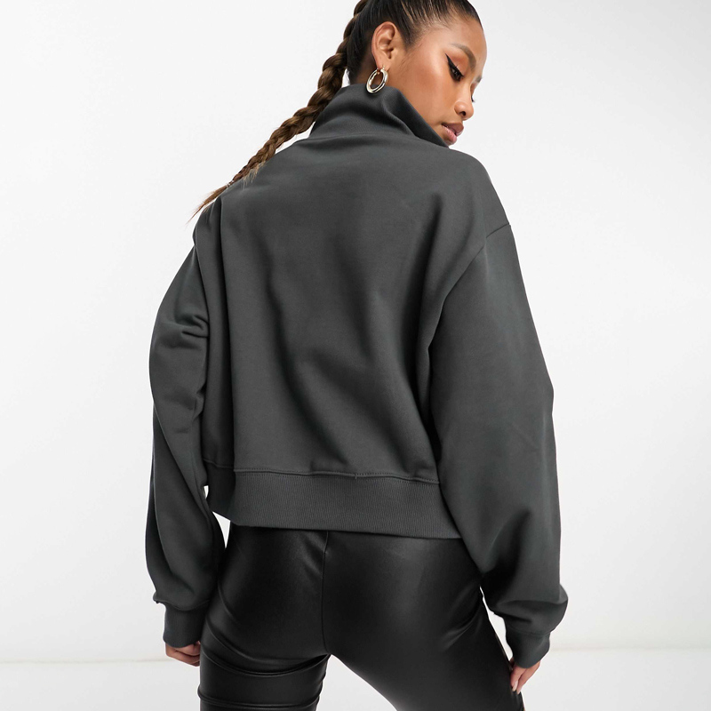 نیم زیپ ورزشی زنانه نیوبالانس New Balance Athqtrzp خاکستری