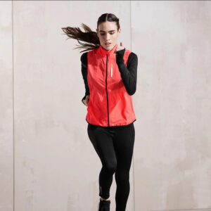 جلیقه رانینگ زنانه کریویت Crivit Chaleco Tecnico Vest شعله ای