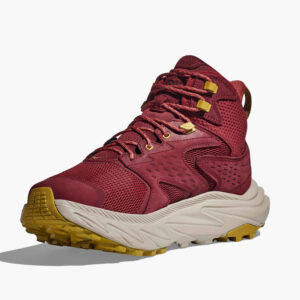 نیم بوت تریل ضد آب مردانه هوکا Hoka Anacapa 2 MID GTX زرشکی