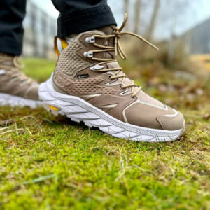 نیم بوت تریل ضد آب زنانه هوکا Hoka Anacapa MID GTX خاکی