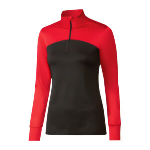 نیم زیپ ترمال زنانه کریویت Crivit Thermo Funktionsshirt مشکی قرمز