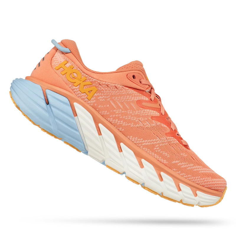 کفش رانینگ هوکا Hoka Running Shoes Gaviota 4 مرجانی یخی سفید