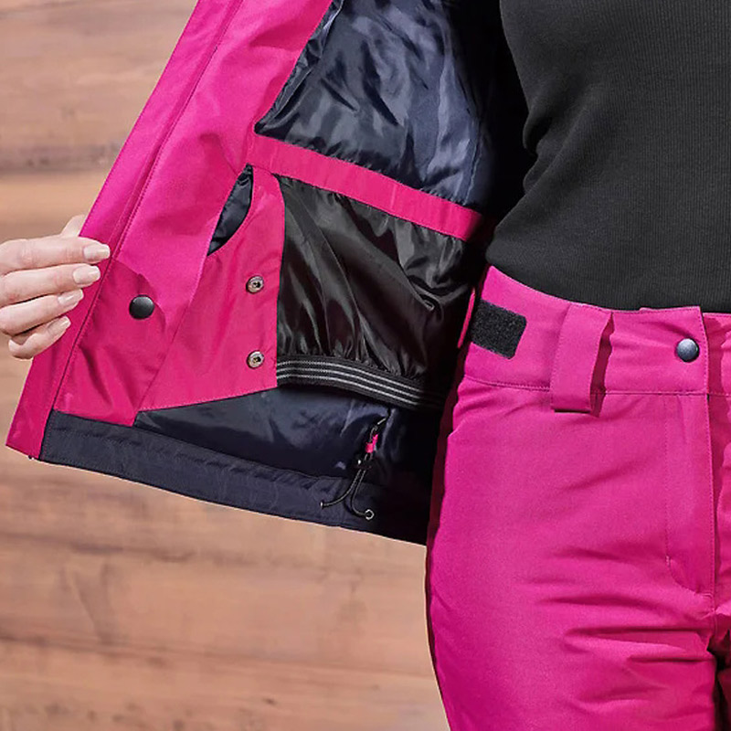 کاپشن اسکی زنانه کریویت Crivit Ski Jacket سرخابی صورتی سرمه ای