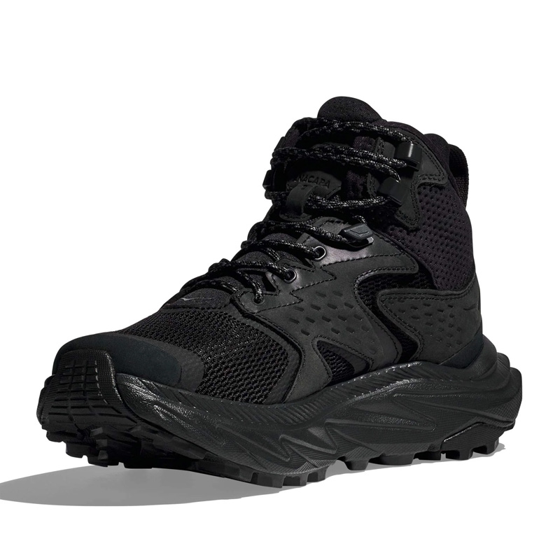 نیم بوت تریل ضد آب زنانه هوکا Hoka Anacapa 2 MID GTX مشکی