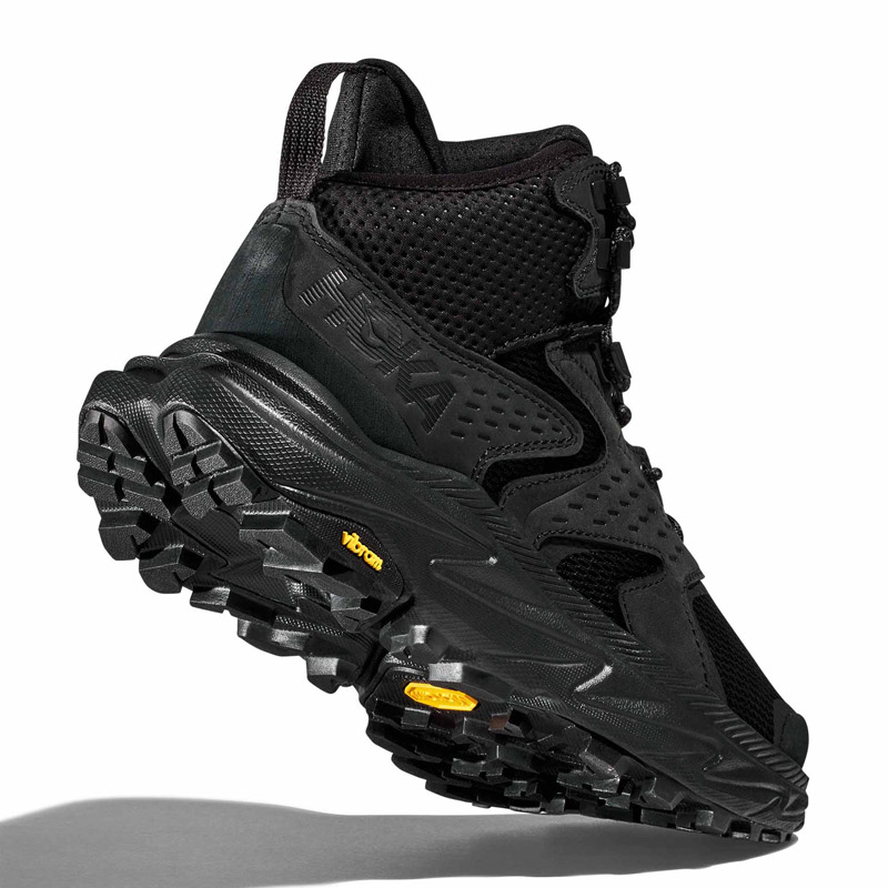 نیم بوت تریل ضد آب زنانه هوکا Hoka Anacapa 2 MID GTX مشکی