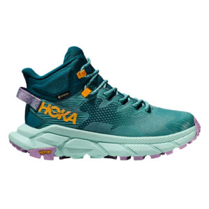 نیم بوت تریل ضد آب مردانه هوکا Hoka Trail Code GTX سبز آبی