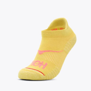 جوراب رانینگ هوکا Hoka Running Socks زرد کدر صورتی