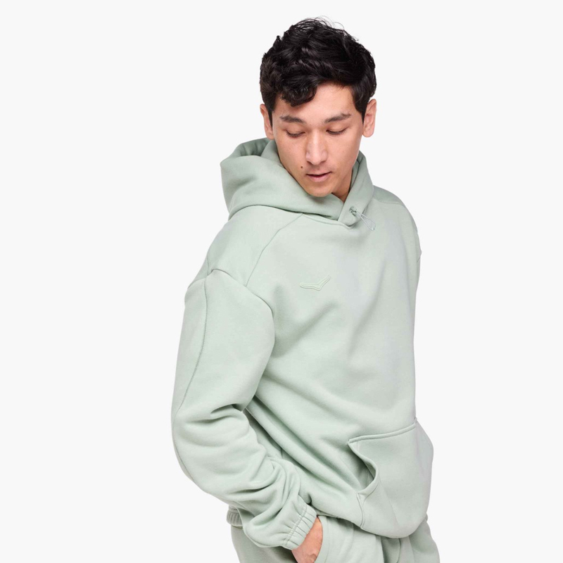 ست هودی و جاگر ورزشی هوکا Hoka Essential Jogger & Hoddie سبز سیج