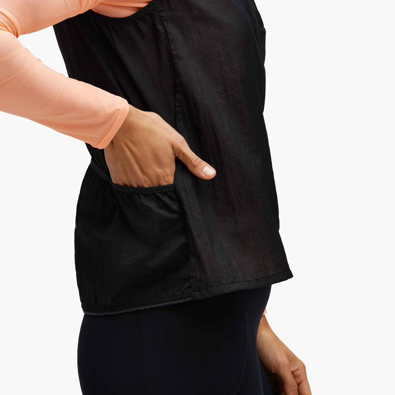 جلیقه ورزشی زنانه هوکا Hoka Skyflow Vest مشکی