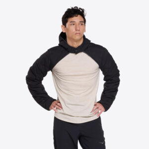 شرگ پافر ورزشی مردانه هوکا Hoka Skyfill Run Shrug مشکی