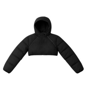 شرگ پافر ورزشی مردانه هوکا Hoka Skyfill Run Shrug مشکی