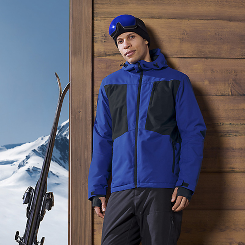 کاپشن اسکی مردانه کریویت Crivit Ski Jacket آبی کاربنی