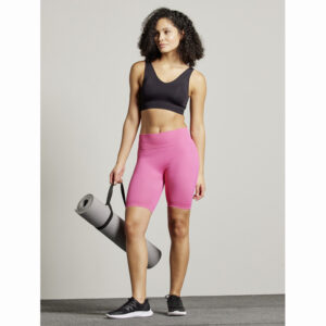 شورت تایت ورزشی زنانه کریویت Crivit Seamless Short Tight صورتی