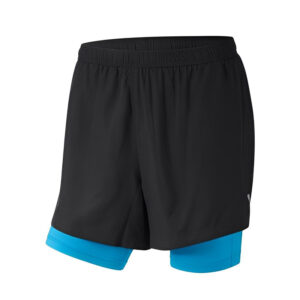 شورت کشاله دار ورزشی مردانه کریویت Crivit Sport Short مشکی آبی کاربنی