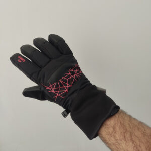 دستکش اسکی کریویت Crivit Ski Gloves 01 مشکی طرح دار
