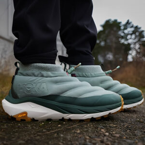 نیم بوت تریل ضد آب مردانه هوکا Hoka Kaha 2 Frost Moc GTX سبز سیج زیتونی