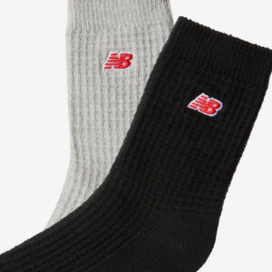 جوراب ورزشی نیو بالانس New Balance Sport Socks Pack (پک دو جفتی) مشکی طوسی