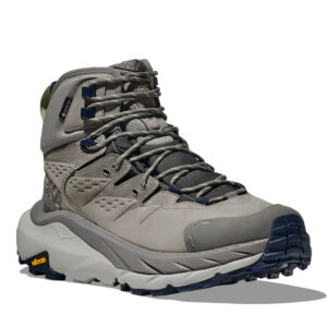 نیم بوت تریل ضد آب مردانه هوکا Hoka Kaha 2 GTX 01 طوسی بتنی
