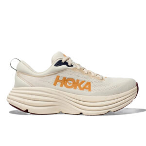 کفش رانینگ مردانه هوکا Hoka Running Shoes Bondi 8 کرمی روشن