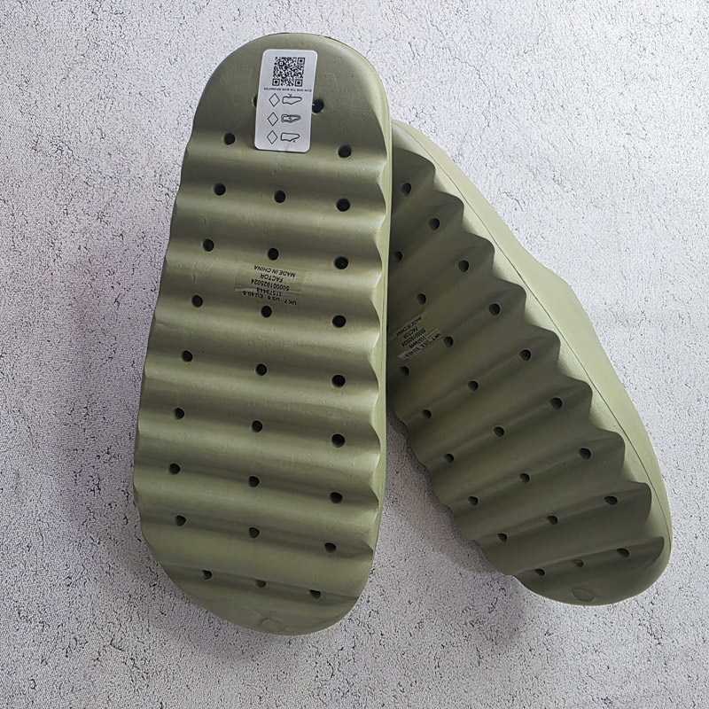 صندل آسوس Asos Shark Tooth Asos Yeezy Slides سبز سیج