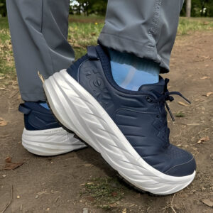 کفش ضد آب مردانه هوکا Hoka Shoes Bondi SR سرمه ای سفید