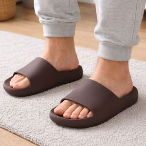 صندل آسوس Asos Shark Tooth Asos Yeezy Slides شکلاتی