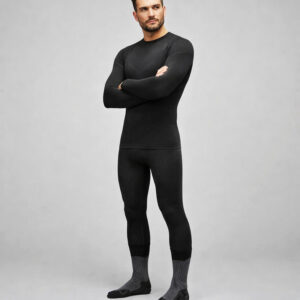 لگ بیس لایر مردانه کوهنوردی کریویت Crivit Funktionsunterhose 02 مشکی